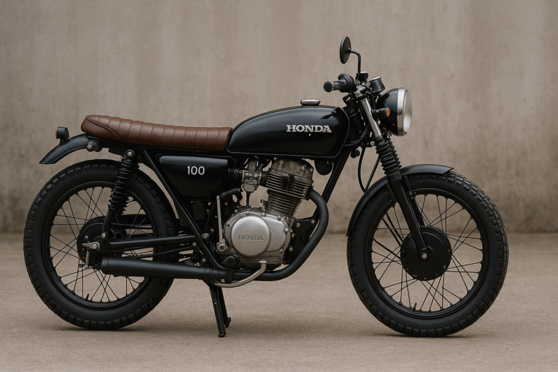 Rekomendasi CB 100 modif simple terbaik dengan gaya minimalis dan klasik yang tetap keren untuk harian dan santai.