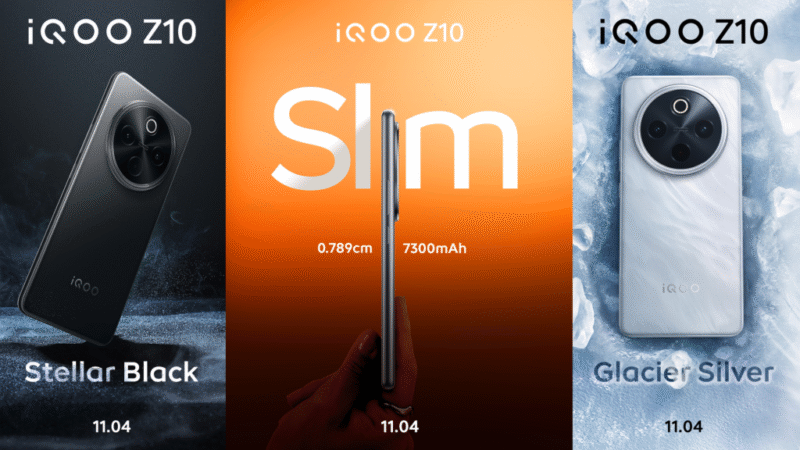 iQOO Z10 yang membawa Baterai 7300 mAh.